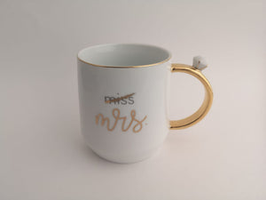 Miss to Mrs Ring Handle Mug
