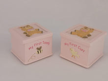 Load image into Gallery viewer, My First Tooth and Curl Boxes - Pink
