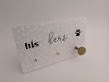 Load image into Gallery viewer, His, Hers Lead and Key Hanger
