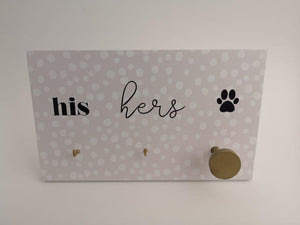 His, Hers Lead and Key Hanger